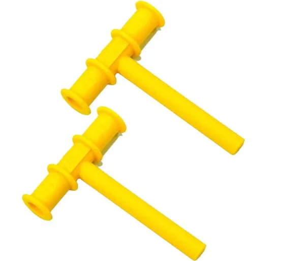 Yellow Chewy Tube - T-Shape Teether for Kids
